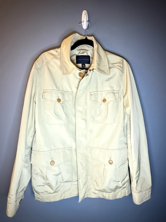 Banana Republic Other - Banana Republic Men's Cream Military Field Jacket